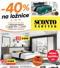 Akční leták SCONTO Nábytek 