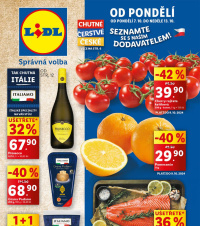 Akční leták Lidl  od pondělí - Tak chutná Itálie