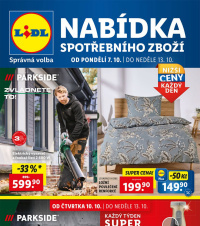 Akční leták Lidl  - Nabídka spotřebního zboží