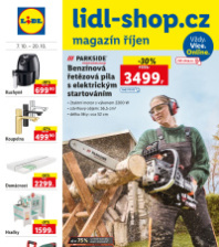 Akční leták Lidl - shop.cz  - magazín