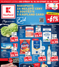 Akční leták Kaufland  Praha 6 - Podbaba