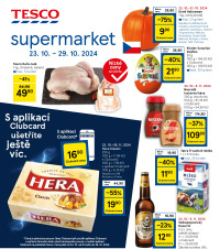 Akční leták Tesco supermarket 