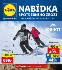 Akční leták Lidl  - Nabídka spotřebního zboží