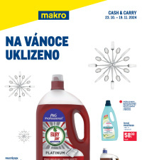 Akční leták Makro  - Na Vánoce uklizeno