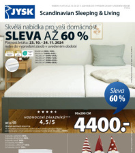 Akční leták Jysk  - Sleva až 60 %