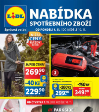 Akční leták Lidl  - Nabídka spotřebního zboží