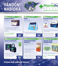 Akční leták PharmaPoint - Vánoční nabídka A