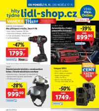 Akční leták Lidl - shop.cz  - hity týdne