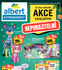 Akční leták Albert Hypermarket - Ať jsou vánoční akce excelentní - Hračky