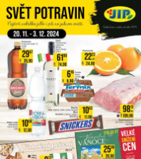 Akční leták JIP  CC Cash & Carry - Jilemnice, Olomouc, Pardubice, Karlovy Vary, Zlín