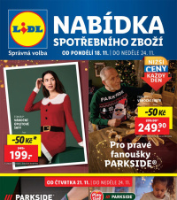 Akční leták Lidl  - Nabídka spotřebního zboží