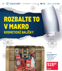 Akční leták Makro  - Kosmetické balíčky