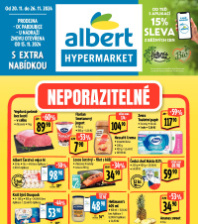 Akční leták Albert Hypermarket  - OC Pardubice U Nádraží