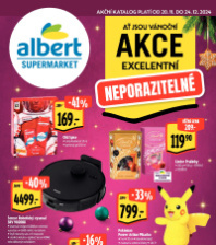 Akční leták Albert Supermarket - Ať jsou vánoční akce excelentní