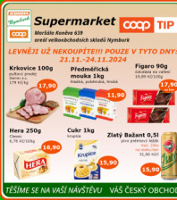 Akční leták COOP Jednota Nymburk Supermarket 