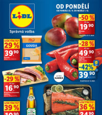 Akční leták Lidl  od pondělí - Black week