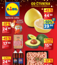 Akční leták Lidl  od čtvrtka - Sladký Mikuláš