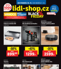 Akční leták Lidl - shop.cz  - Black Friday