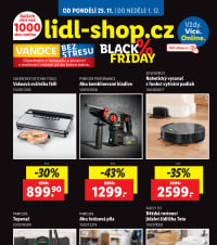 Akční leták Lidl - shop.cz  - Black Friday