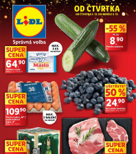 Akční leták Lidl  od čtvrtka