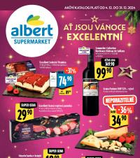 Akční leták Albert Supermarket speciál - Ať jsou Vánoce excelentní III.