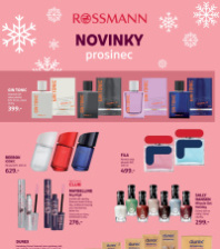 Akční leták ROSSMANN  - Novinky prosinec