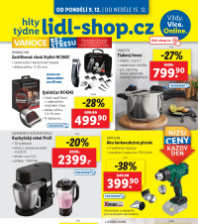 Akční leták Lidl - shop.cz  - Hity týdne