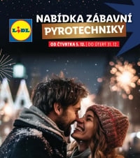 Akční leták Lidl  - Zábavní pyrotechnika