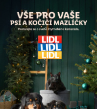 Akční leták Lidl  - Vše pro vaše psí a kočičí mazlíčky