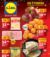 Akční leták Lidl  od čtvrtka