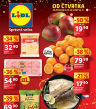 Akční leták Lidl  od čtvrtka