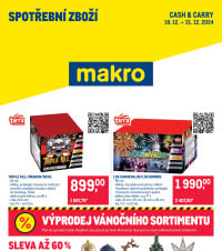 Akční leták Makro  - Spotřební zboží