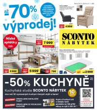 Akční leták SCONTO Nábytek 