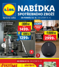 Akční leták Lidl  - Nabídka spotřebního zboží