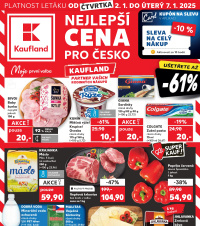 Akční leták Kaufland  Brno - Slatina