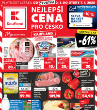 Akční leták Kaufland  Kuřim