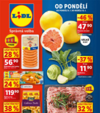 Akční leták Lidl  od pondělí - XXL týden