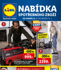 Akční leták Lidl  - Nabídka spotřebního zboží