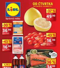 Akční leták Lidl  od čtvrtka