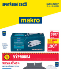 Akční leták Makro  - Spotřební zboží