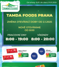 Akční leták TAMDA FOODS 