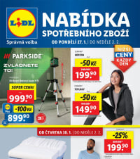 Akční leták Lidl  - Nabídka spotřebního zboží