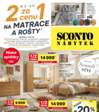 Akční leták SCONTO Nábytek 