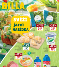 Akční leták BILLA  - Svěží jarní nabídka