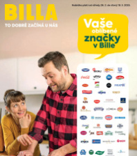 Akční leták BILLA  - Vaše oblíbené značky v Bille