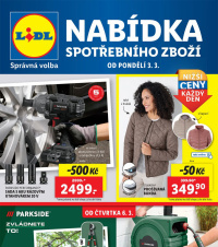 Akční leták Lidl  - Nabídka spotřebního zboží