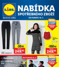 Akční leták Lidl  - Nabídka spotřebního zboží