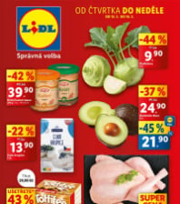 Akční leták Lidl  od čtvrtka