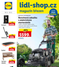 Akční leták Lidl - shop.cz  - magazín