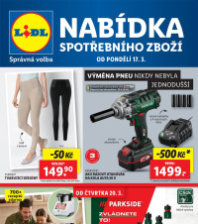 Akční leták Lidl  - Nabídka spotřebního zboží